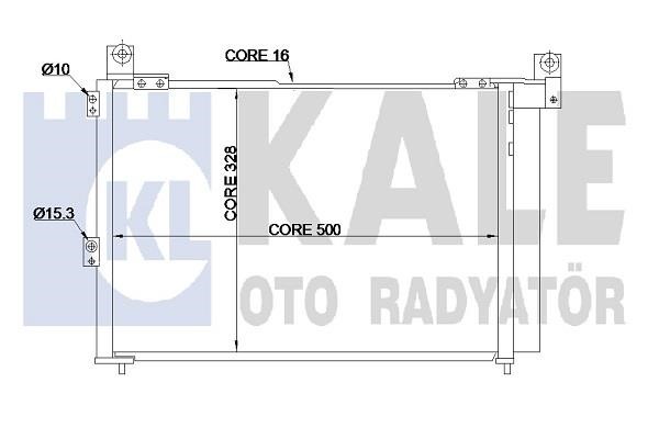 Kale Oto Radiator 342885 Condenser 342885: Buy near me in Poland at 2407.PL - Good price!