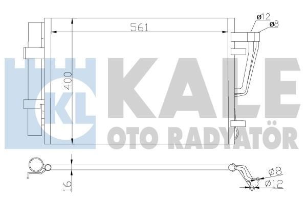 Kale Oto Radiator 379200 Радіатор кондиціонера (Конденсатор) 379200: Приваблива ціна - Купити у Польщі на 2407.PL!
