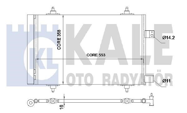Kale Oto Radiator 345665 Конденсатор 345665: Купить в Польше - Отличная цена на 2407.PL!