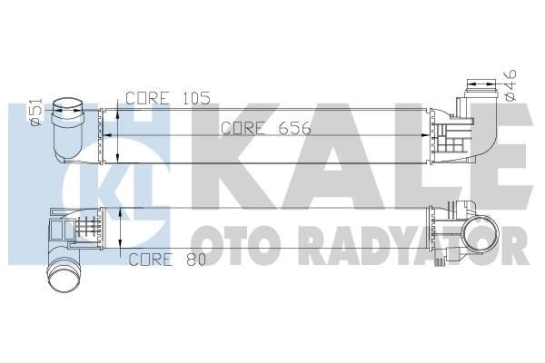 Kale Oto Radiator 345090 Інтеркулер 345090: Приваблива ціна - Купити у Польщі на 2407.PL!