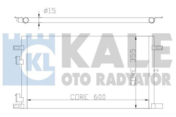 Kale Oto Radiator 342825 Радіатор кондиціонера (Конденсатор) 342825: Приваблива ціна - Купити у Польщі на 2407.PL!