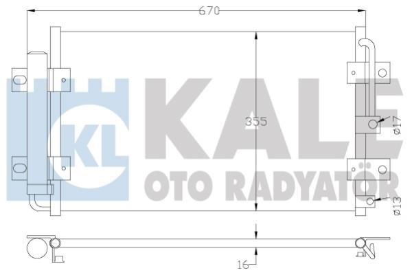 Kale Oto Radiator 342985 Радіатор кондиціонера (Конденсатор) 342985: Приваблива ціна - Купити у Польщі на 2407.PL!