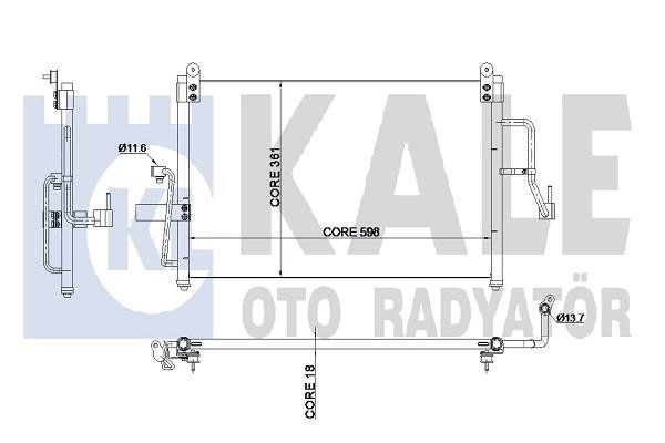 Kale Oto Radiator 345185 Cooler Module 345185: Buy near me in Poland at 2407.PL - Good price!