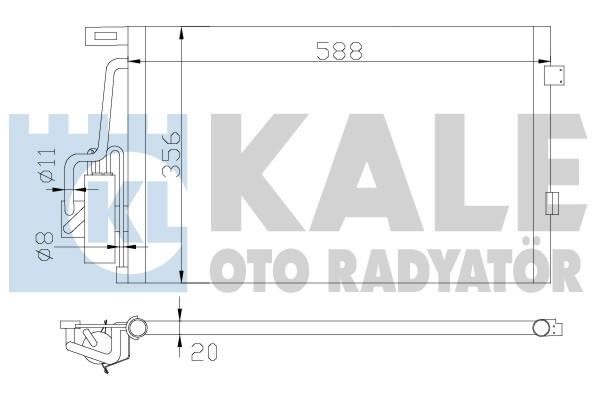 Kale Oto Radiator 393700 Cooler Module 393700: Buy near me in Poland at 2407.PL - Good price!