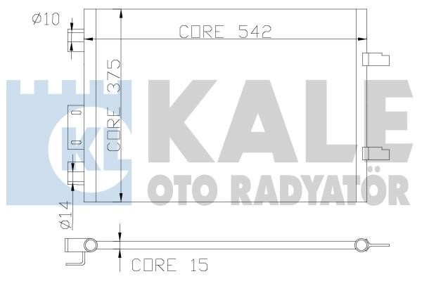 Kale Oto Radiator 342835 Cooler Module 342835: Buy near me in Poland at 2407.PL - Good price!