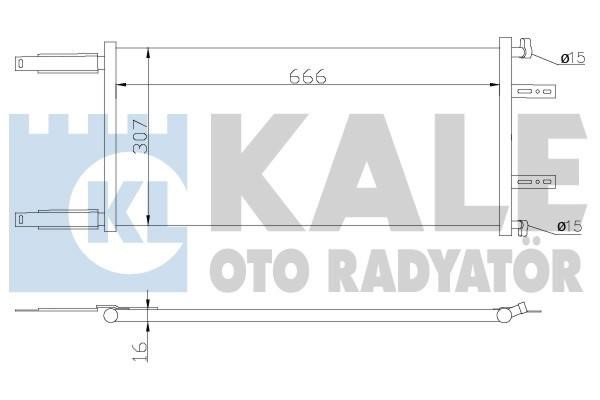 Kale Oto Radiator 342850 Радиатор кондиционера (Конденсатор) 342850: Отличная цена - Купить в Польше на 2407.PL!