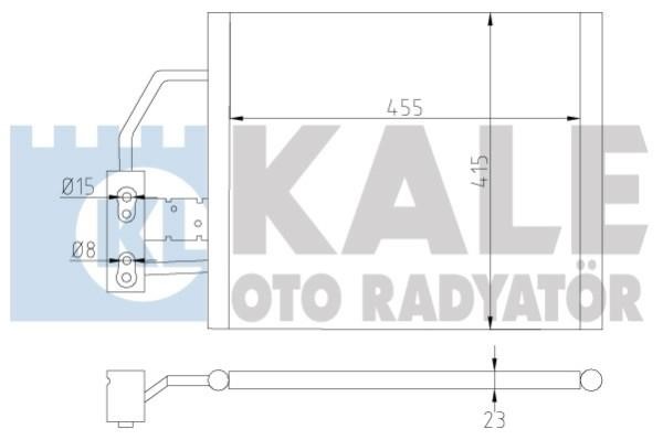 Kale Oto Radiator 343055 Радиатор кондиционера (Конденсатор) 343055: Отличная цена - Купить в Польше на 2407.PL!