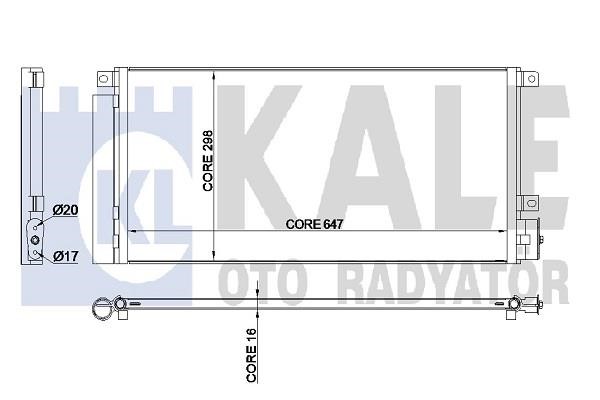 Kale Oto Radiator 345280 Конденсатор 345280: Купить в Польше - Отличная цена на 2407.PL!