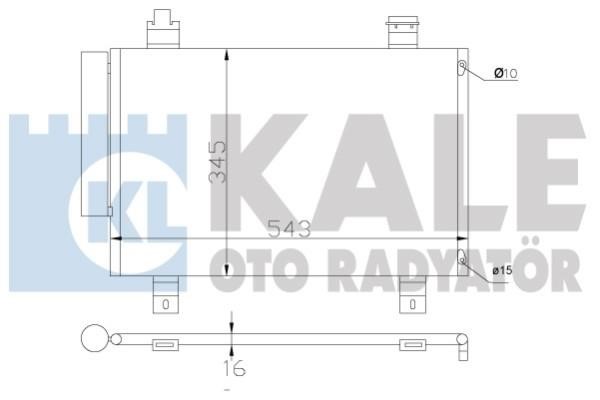 Kale Oto Radiator 394000 Радіатор кондиціонера (Конденсатор) 394000: Приваблива ціна - Купити у Польщі на 2407.PL!