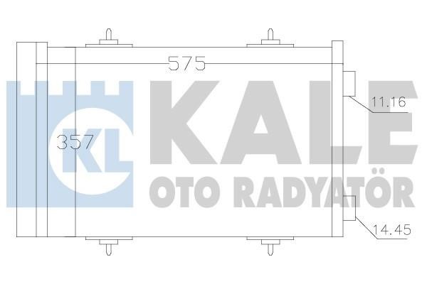 Kale Oto Radiator 343090 Радиатор кондиционера (Конденсатор) 343090: Отличная цена - Купить в Польше на 2407.PL!