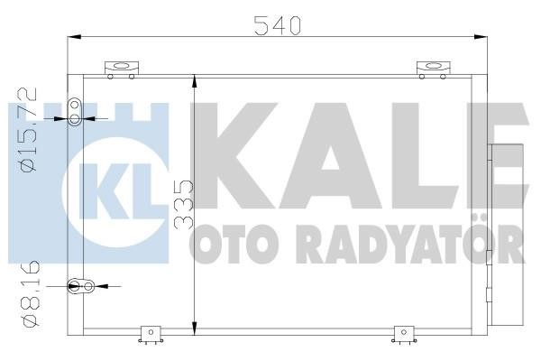 Kale Oto Radiator 390200 Радиатор кондиционера (Конденсатор) 390200: Отличная цена - Купить в Польше на 2407.PL!