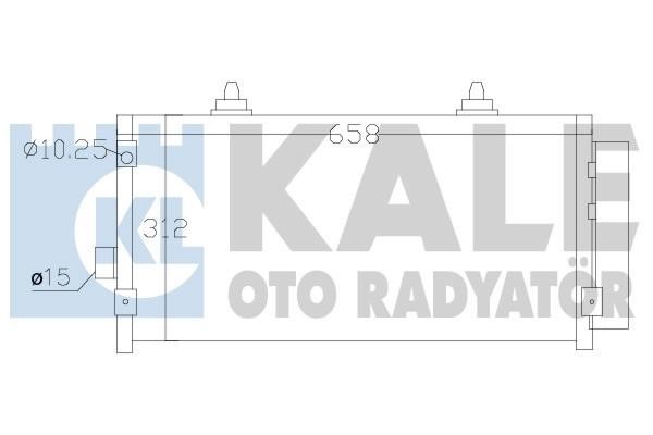 Kale Oto Radiator 389500 Радіатор кондиціонера (Конденсатор) 389500: Приваблива ціна - Купити у Польщі на 2407.PL!