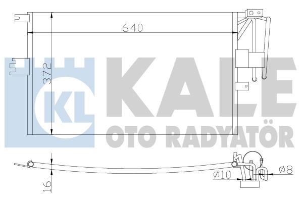 Kale Oto Radiator 382300 Радиатор кондиционера (Конденсатор) 382300: Отличная цена - Купить в Польше на 2407.PL!