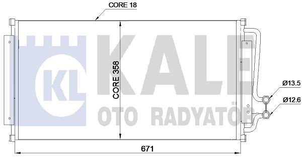 Kale Oto Radiator 345630 Радиатор кондиционера (Конденсатор) 345630: Отличная цена - Купить в Польше на 2407.PL!