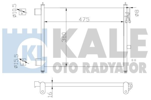 Kale Oto Radiator 342435 Cooler Module 342435: Buy near me in Poland at 2407.PL - Good price!