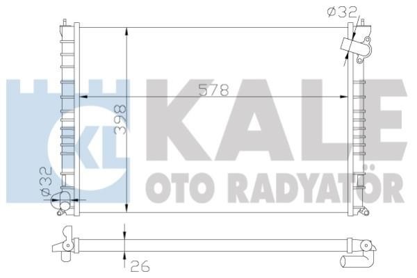 Kale Oto Radiator 342030 Радиатор охлаждения двигателя 342030: Отличная цена - Купить в Польше на 2407.PL!