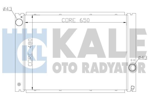 Kale Oto Radiator 341905 Радіатор охолодження двигуна 341905: Приваблива ціна - Купити у Польщі на 2407.PL!