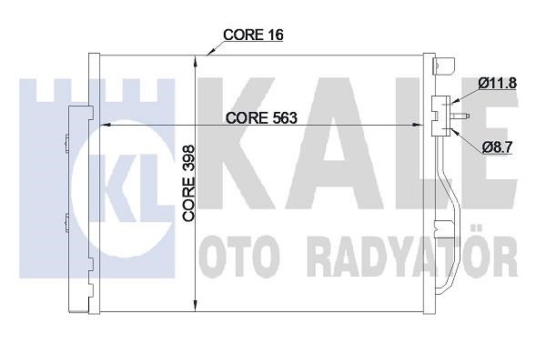 Kale Oto Radiator 343305 Радиатор кондиционера (Конденсатор) 343305: Купить в Польше - Отличная цена на 2407.PL!