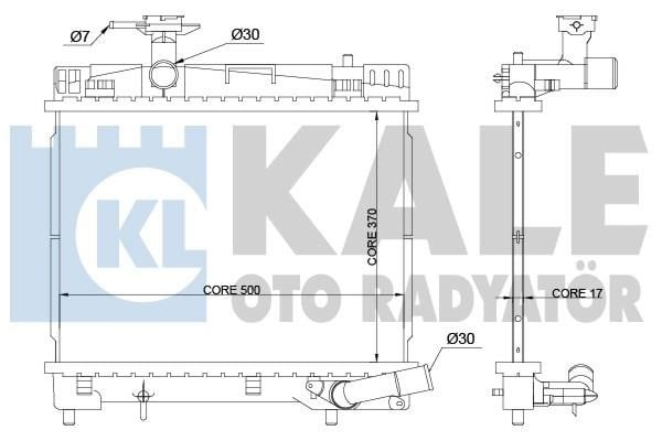 Kale Oto Radiator 342135 Радіатор охолодження двигуна 342135: Купити у Польщі - Добра ціна на 2407.PL!