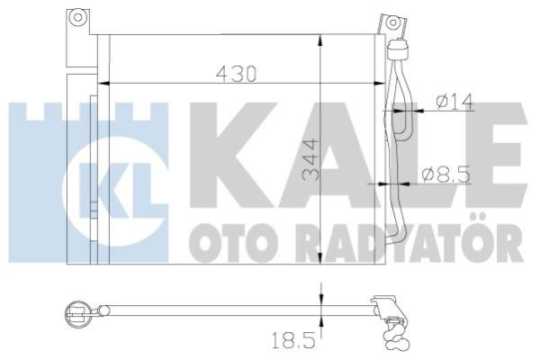 Kale Oto Radiator 391500 Радиатор кондиционера (Конденсатор) 391500: Купить в Польше - Отличная цена на 2407.PL!
