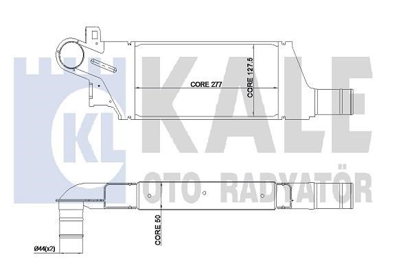 Kale Oto Radiator 345040 Ladeluftkühler 345040: Kaufen Sie zu einem guten Preis in Polen bei 2407.PL!
