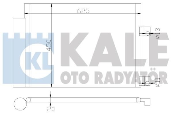 Kale Oto Radiator 377300 Радіатор кондиціонера (Конденсатор) 377300: Приваблива ціна - Купити у Польщі на 2407.PL!
