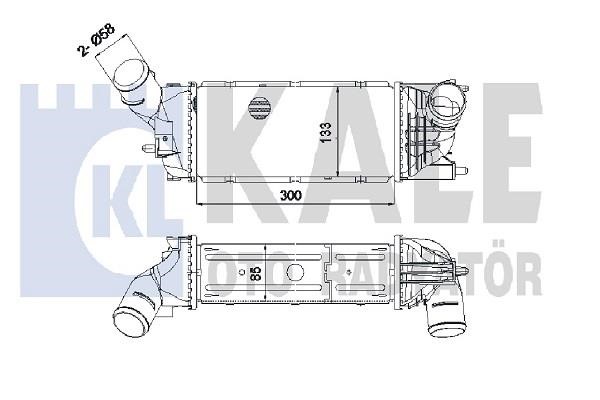Kale Oto Radiator 350810 Интеркулер 350810: Купить в Польше - Отличная цена на 2407.PL!