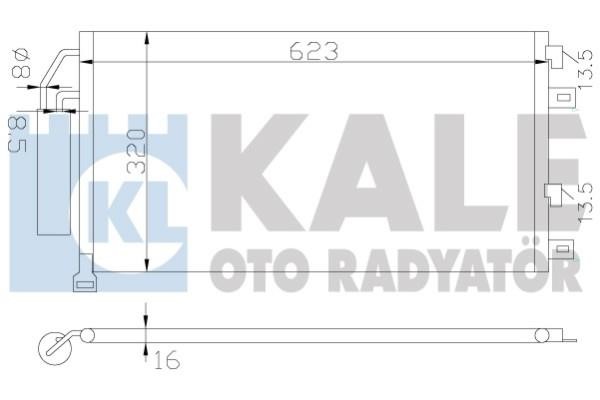 Kale Oto Radiator 384700 Радіатор кондиціонера (Конденсатор) 384700: Приваблива ціна - Купити у Польщі на 2407.PL!