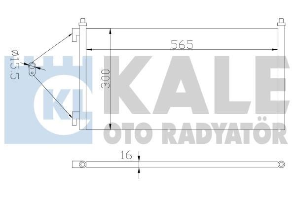 Kale Oto Radiator 378200 Радиатор кондиционера (Конденсатор) 378200: Отличная цена - Купить в Польше на 2407.PL!