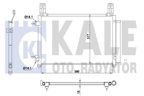 Kale Oto Radiator 345165 Cooler Module 345165: Buy near me in Poland at 2407.PL - Good price!