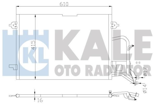Kale Oto Radiator 342935 Радіатор кондиціонера (Конденсатор) 342935: Приваблива ціна - Купити у Польщі на 2407.PL!