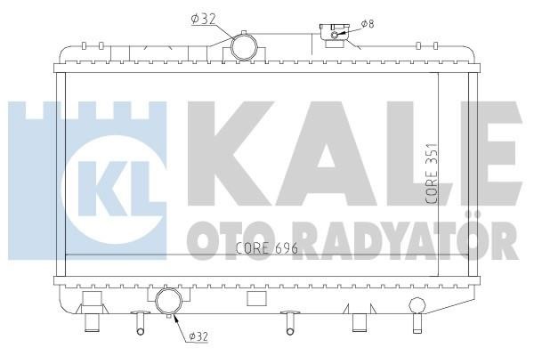Kale Oto Radiator 341925 Радиатор охлаждения двигателя 341925: Отличная цена - Купить в Польше на 2407.PL!