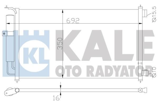 Kale Oto Radiator 388300 Радіатор кондиціонера (Конденсатор) 388300: Приваблива ціна - Купити у Польщі на 2407.PL!
