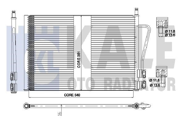 Kale Oto Radiator 378800 Cooler Module 378800: Buy near me in Poland at 2407.PL - Good price!