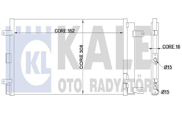 Kale Oto Radiator 345355 Condenser 345355: Buy near me in Poland at 2407.PL - Good price!