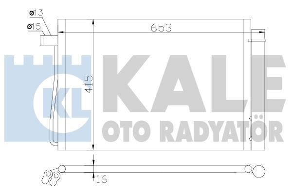 Kale Oto Radiator 343060 Радіатор кондиціонера (Конденсатор) 343060: Купити у Польщі - Добра ціна на 2407.PL!
