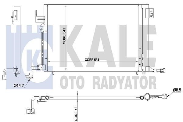 Kale Oto Radiator 345215 Конденсатор 345215: Купить в Польше - Отличная цена на 2407.PL!