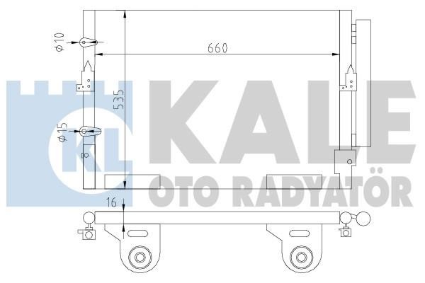 Kale Oto Radiator 342645 Радіатор кондиціонера (Конденсатор) 342645: Приваблива ціна - Купити у Польщі на 2407.PL!