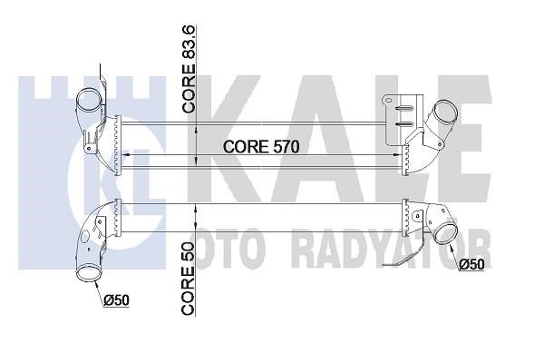 Kale Oto Radiator 345120 Chłodnica powietrza doładowującego (intercooler) 345120: Dobra cena w Polsce na 2407.PL - Kup Teraz!