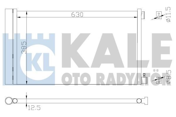 Kale Oto Radiator 342905 Радиатор кондиционера (Конденсатор) 342905: Отличная цена - Купить в Польше на 2407.PL!
