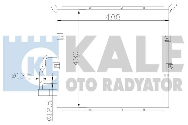 Kale Oto Radiator 385100 Радиатор кондиционера (Конденсатор) 385100: Отличная цена - Купить в Польше на 2407.PL!