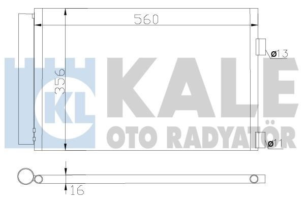 Kale Oto Radiator 377900 Радиатор кондиционера (Конденсатор) 377900: Купить в Польше - Отличная цена на 2407.PL!