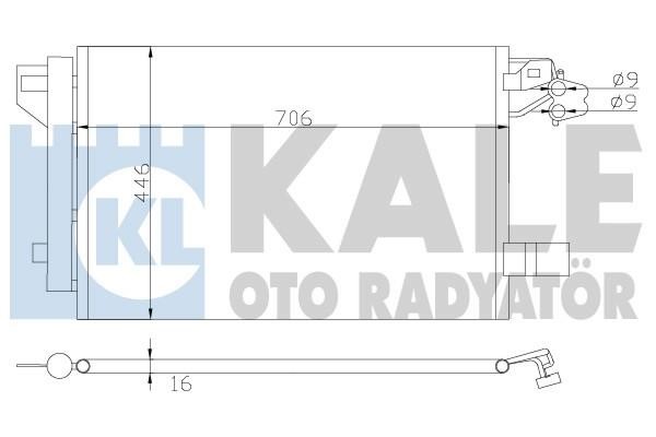 Kale Oto Radiator 342480 Радиатор кондиционера (Конденсатор) 342480: Отличная цена - Купить в Польше на 2407.PL!