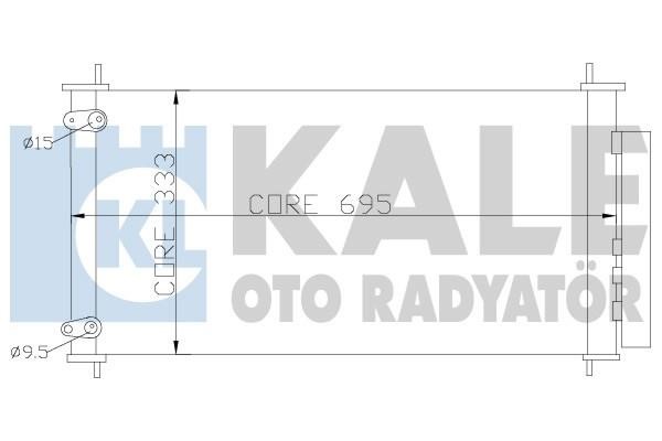 Kale Oto Radiator 383200 Радіатор кондиціонера (Конденсатор) 383200: Приваблива ціна - Купити у Польщі на 2407.PL!