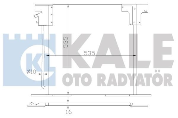 Kale Oto Radiator 381200 Радіатор кондиціонера (Конденсатор) 381200: Приваблива ціна - Купити у Польщі на 2407.PL!