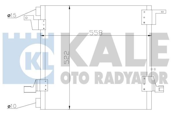 Kale Oto Radiator 392600 Радиатор кондиционера (Конденсатор) 392600: Отличная цена - Купить в Польше на 2407.PL!