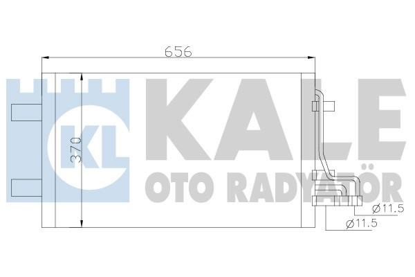 Kale Oto Radiator 386100 Радіатор кондиціонера (Конденсатор) 386100: Приваблива ціна - Купити у Польщі на 2407.PL!