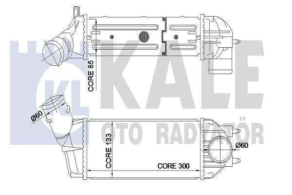 Kale Oto Radiator 350815 Інтеркулер 350815: Приваблива ціна - Купити у Польщі на 2407.PL!