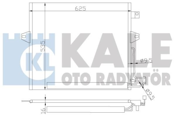 Kale Oto Radiator 342630 Радиатор кондиционера (Конденсатор) 342630: Отличная цена - Купить в Польше на 2407.PL!