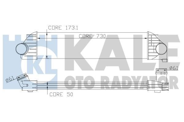 Kale Oto Radiator 345035 Интеркулер 345035: Отличная цена - Купить в Польше на 2407.PL!